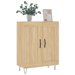 Berkfield Home Sideboard Sonoma Oak 69.5x34x90 cm Engineered Wood in Brown - thumbnail 3
