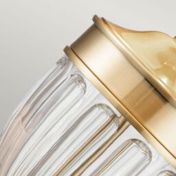 Netlighting Quoizel Dennison Table Lamp with Round Tapered Shade Brushed Brass in Yellow - thumbnail 5