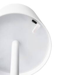 Wyld and Coco Wireless Table Lamp White Aluminium USB Port and Dimmable RGB Light - thumbnail 7
