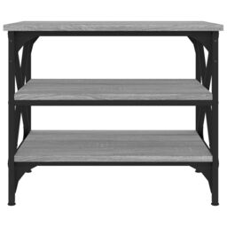 Berkfield Home Side Table Grey Sonoma 55x38x45 cm Engineered Wood - Size: 55 x 38 x 45 cm - thumbnail 5