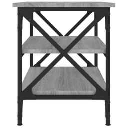 Berkfield Home Side Table Grey Sonoma 55x38x45 cm Engineered Wood - Size: 55 x 38 x 45 cm - thumbnail 6