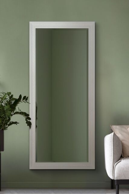 MirrorOutlet Langton White Shabby Chic Dress Mirror 160 x 73 CM - Size: 1 Pack - image 1