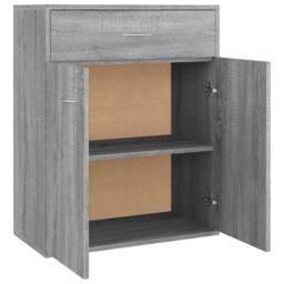 Berkfield Home Sideboard Grey Sonoma 60x30x75 cm Engineered Wood - Size: 60 x 30 x 75 cm - thumbnail 6