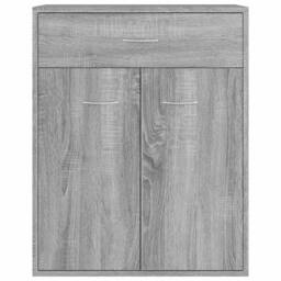 Berkfield Home Sideboard Grey Sonoma 60x30x75 cm Engineered Wood - Size: 60 x 30 x 75 cm - thumbnail 7