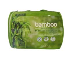 Memory Foam Mattress Topper With Organic Bamboo Cover 4cm Deep - thumbnail 4