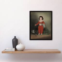 Artery8 Red Manuel Portrait Francisco Goya Framed Wall Art Print - Size: A4 - thumbnail 4