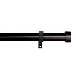 Blinds Outlet Metal extendable curtain pole in Black - Size: 120 cm - thumbnail 1