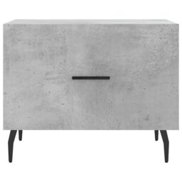 Berkfield Home Coffee Table Concrete Grey 50x50x40 cm Engineered Wood - Size: 50 x 50 x 40 cm - thumbnail 5