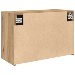 Berkfield Home Bathroom Wall Cabinet Artisan Oak 60x25x40 cm Engineered Wood in Brown - Size: 60 x 25 x 40 cm - thumbnail 8