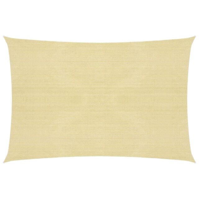 Berkfield Home Sunshade Sail 160 g/m ² Beige 5x7 m HDPE - image 1
