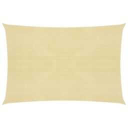 Berkfield Home Sunshade Sail 160 g/m ² Beige 5x7 m HDPE - thumbnail 1