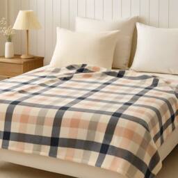 Voltico Super Soft Printed Polar Fleece Blanket 130×160cm - Pink / Yellow - Size: 130 cm x160 cm
