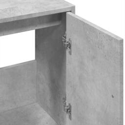 Berkfield Home Sink Cabinet Concrete Grey 63x29x55 cm Engineered Wood - Size: 63 x 29 x 55 cm - thumbnail 8