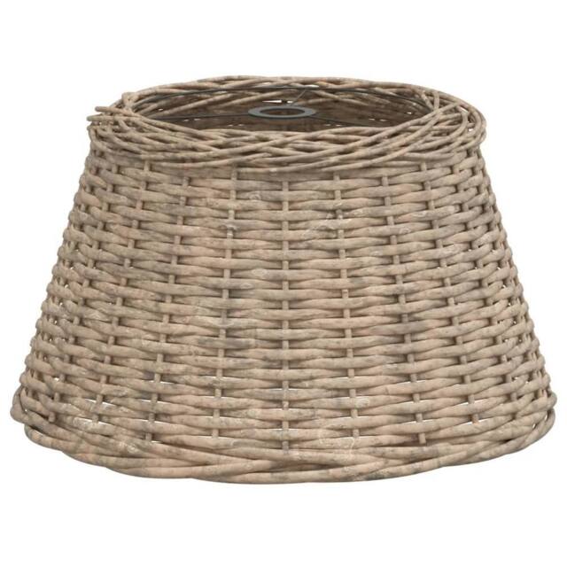 Berkfield Home Ceiling Lamp Shade Brown √ò50x30 cm Wicker - Size: 50x30 cm - image 1