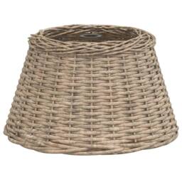 Berkfield Home Ceiling Lamp Shade Brown √ò50x30 cm Wicker - Size: 50x30 cm - thumbnail 1