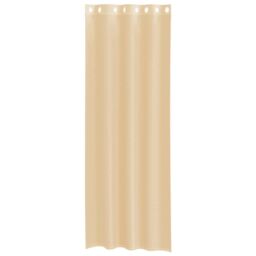 Berkfield Home Voile Curtains with Grommets 2 pcs Sand in Brown - thumbnail 4