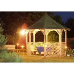 Jagram Garden Buildings Chopin Gazebo Maxi - Pressure Treated Timber - L530 x W530 x H380 cm in Light Tan - thumbnail 4