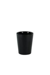 KDMD Hortus Vienna Glossy Black Ceramic Pot 12cm 3 Pack - thumbnail 2