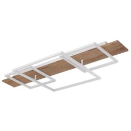 Netlighting Vanni 95x40cm Semi Flush Ceiling Light White Matt 3x LED 3000K - Size: 95x40 cm - thumbnail 2