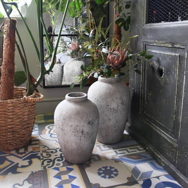 Madison & Mayfair Large Stone Urn Vase - image 1