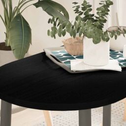 Berkfield Home Table Top Dark Brown 100x50x2 cm Solid Wood Oak Oval - Size: 100 x 50 x 2 cm - thumbnail 1