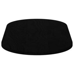 Berkfield Home Table Top Dark Brown 100x50x2 cm Solid Wood Oak Oval - Size: 100 x 50 x 2 cm - thumbnail 6
