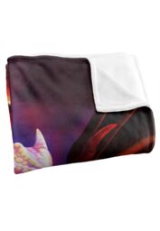 JQ Licensing Royce Mcclure Dragon Fire Silky Touch Super Soft Throw Blanket 152 X 127 cm in White - thumbnail 3
