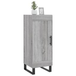 Berkfield Home Sideboard Grey Sonoma 34.5x34x90 cm Engineered Wood - thumbnail 3