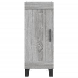 Berkfield Home Sideboard Grey Sonoma 34.5x34x90 cm Engineered Wood - thumbnail 5