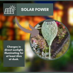 Marco Paul 2pck Solar 90CM Stake Lights - Sage in Green - thumbnail 3