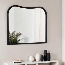 Home Garden Direct Garda Irregular Wall Mirror Black 80x65cm - Size: 80x65 cm - thumbnail 2