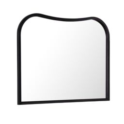 Home Garden Direct Garda Irregular Wall Mirror Black 80x65cm - Size: 80x65 cm - thumbnail 3
