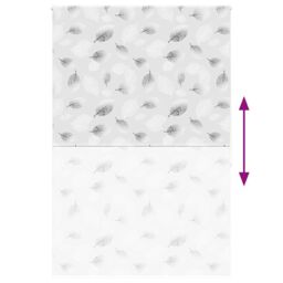 Berkfield Home Shower Roller Blind 150x240 cm Fabric Width 146 cm in Grey - thumbnail 5