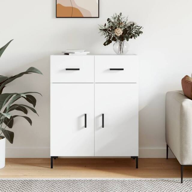 Berkfield Home Sideboard White 69.5x34x90 cm Engineered Wood - image 1