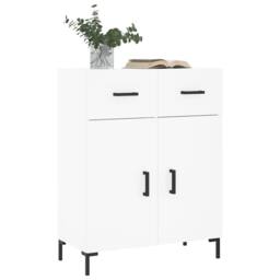 Berkfield Home Sideboard White 69.5x34x90 cm Engineered Wood - thumbnail 3