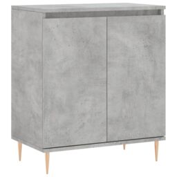 Berkfield Home Sideboard Concrete Grey 60x35x70 cm Engineered Wood - Size: 60 x 35 x 70 cm - thumbnail 2