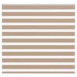 Berkfield Home Elegant Zebra Blind Sand Brown 165x100 cm Fabric Width 160.9 cm P - thumbnail 2