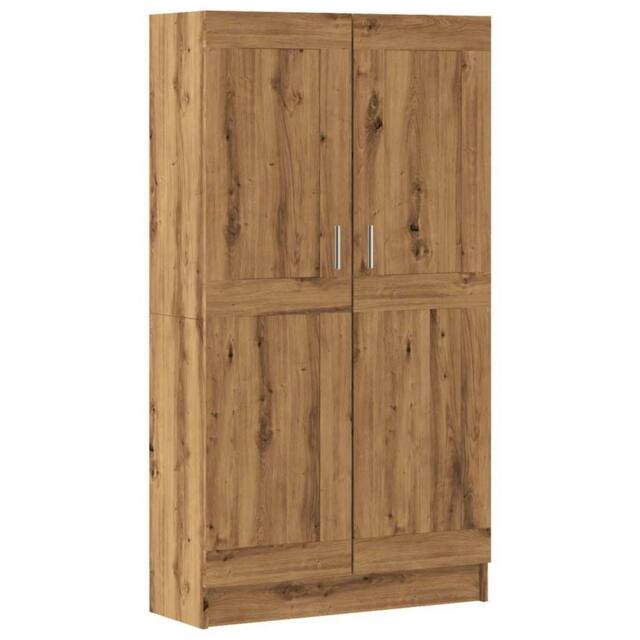 Berkfield Home Book Cabinet Artisan Oak 82.5x30.5x150 cm Engineered Wood in Brown - image 1