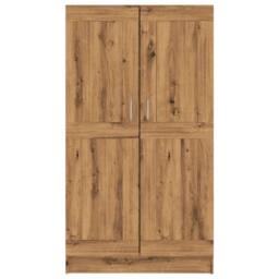 Berkfield Home Book Cabinet Artisan Oak 82.5x30.5x150 cm Engineered Wood in Brown - thumbnail 5