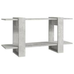 Berkfield Home Book Cabinet Concrete Grey 100x30x51cm Engineered Wood - Size: 100 x 30 x 51 cm - thumbnail 1