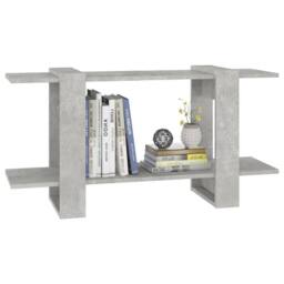 Berkfield Home Book Cabinet Concrete Grey 100x30x51cm Engineered Wood - Size: 100 x 30 x 51 cm - thumbnail 5