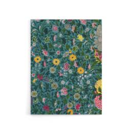 "Artery8 Owen Jones Colourful Chinese Botanical Pattern Canvas Wall Art Print - Size: W12"" x H16""" - thumbnail 1
