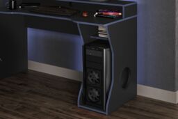Birlea Enzo Gaming Computer Desk in Dark Blue - thumbnail 2