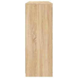 Berkfield Home Sideboards with LED Lights 3 pcs Sonoma Oak Engineered Wood in Brown - thumbnail 9