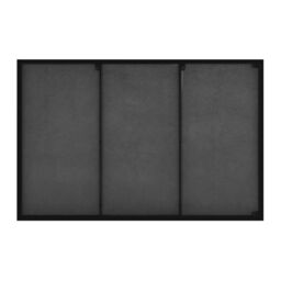 FurnitureboxUK Emma Small 100x66cm Framed Rectangular Vertical Living Room Hallway Wall Mirror in Black - Size: 100x66 cm - thumbnail 7