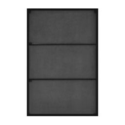 FurnitureboxUK Emma Small 100x66cm Framed Rectangular Vertical Living Room Hallway Wall Mirror in Black - Size: 100x66 cm - thumbnail 6