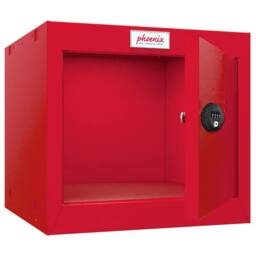 Phoenix Safe Company Red Cube Locker with Combination Lock, CL0344RRC, 44 Liters - Size: 300 cm x 100 cm - thumbnail 2