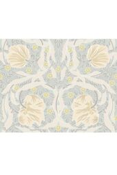Origin Murals Flower Circle Wall Mural in Duck Egg Blue - Size: W300 cm x H240 cm - thumbnail 2