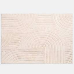 OHS Contemporary Tufted Arches Rug Floor Carpet Non Slip Area Mat in Stone - Size: 160 cm x 230 cm - thumbnail 2