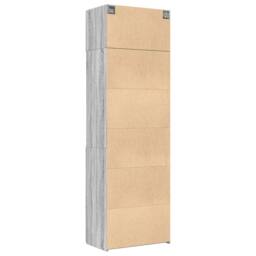 Berkfield Home Storage Cabinet Grey Sonoma 70x42.5x225 cm Engineered Wood - thumbnail 8